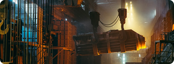 Steel manufacturing plant
